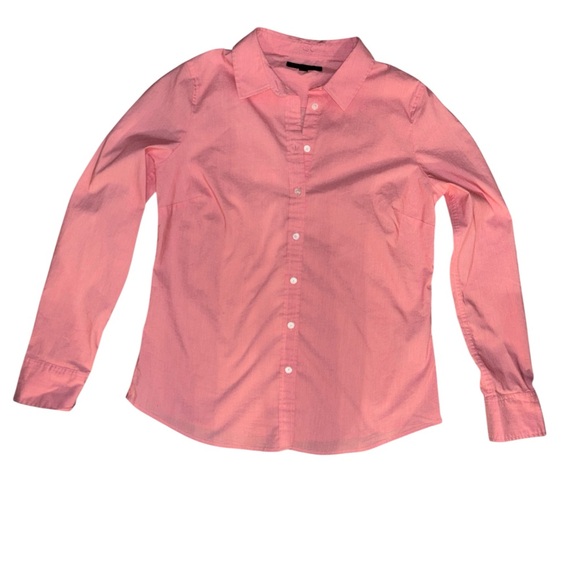 Banana Republic Tops - Banana Republic Button Down with Buttoned Cuffs Riley Tailored Fit Shirt Sz 8